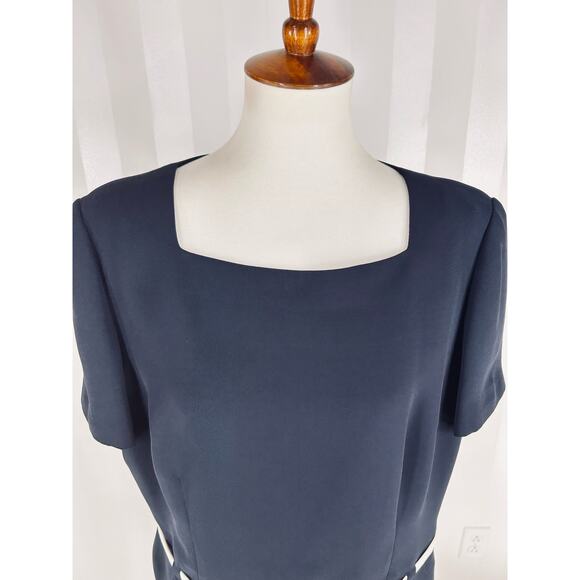 ADDRESS MAGGY Women’s Navy Blue Blouse Sz 16 - Picture 5 of 9